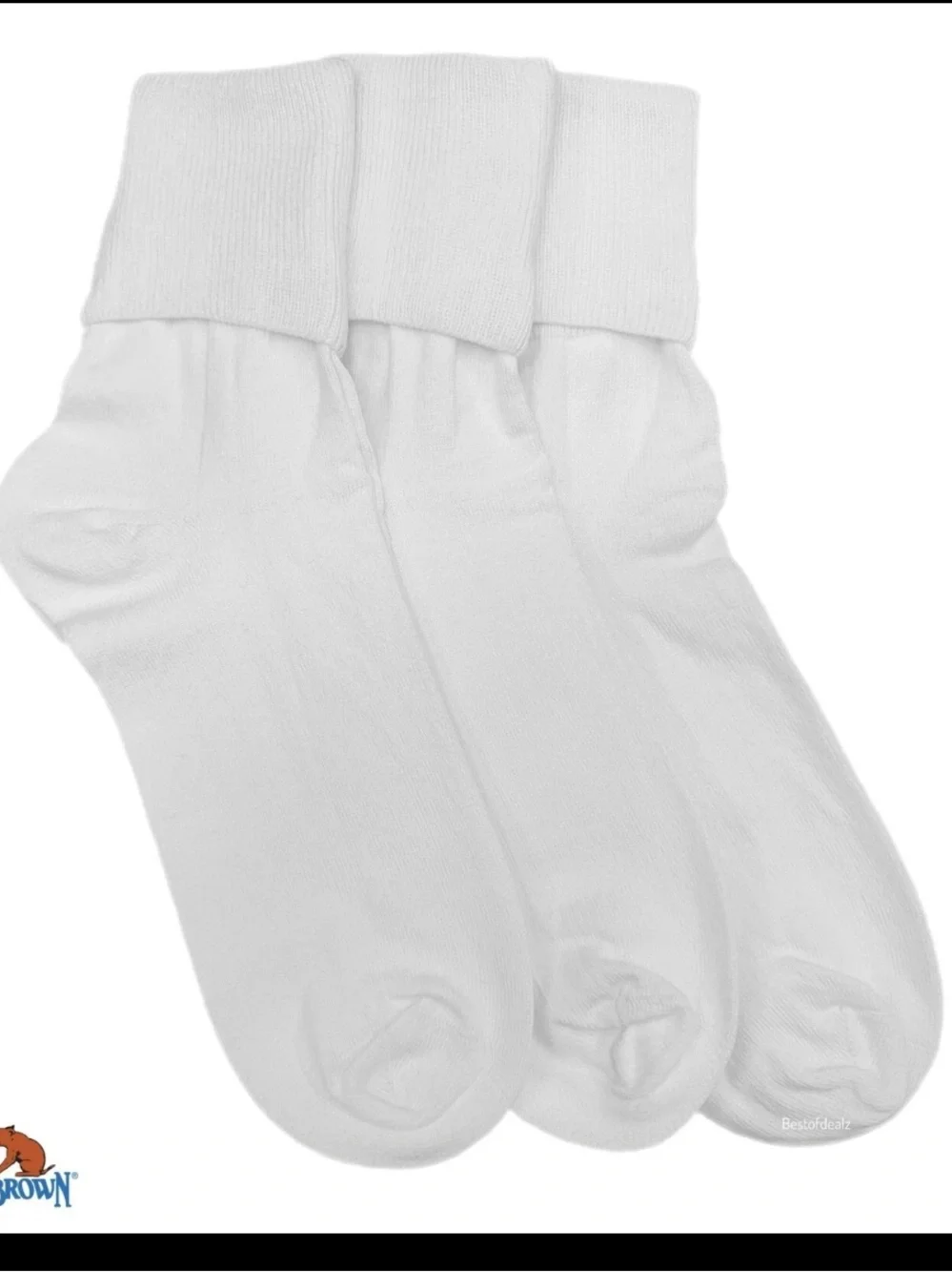 Buster Brown Foldover Socks